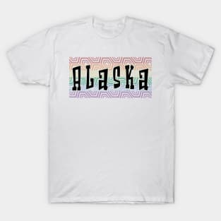 LGBTQ PATTERN AMERICA ALASKA T-Shirt